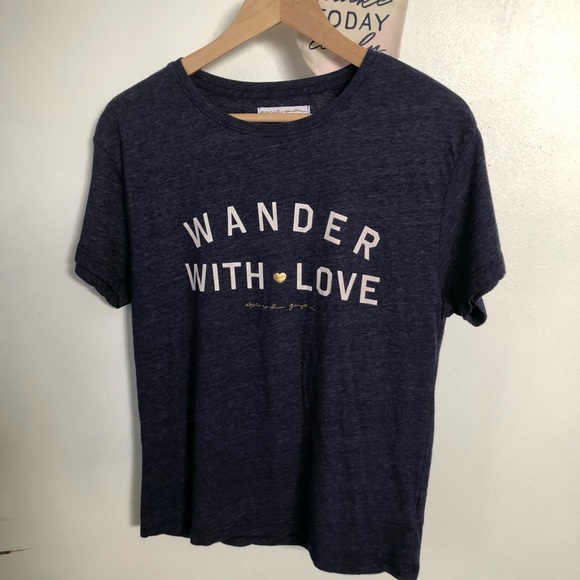 Spiritual Gangster Tops - Spiritual Gangster Wander With Love T-Shirt